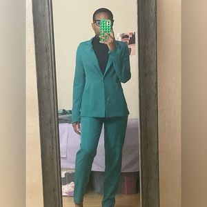 green suit set